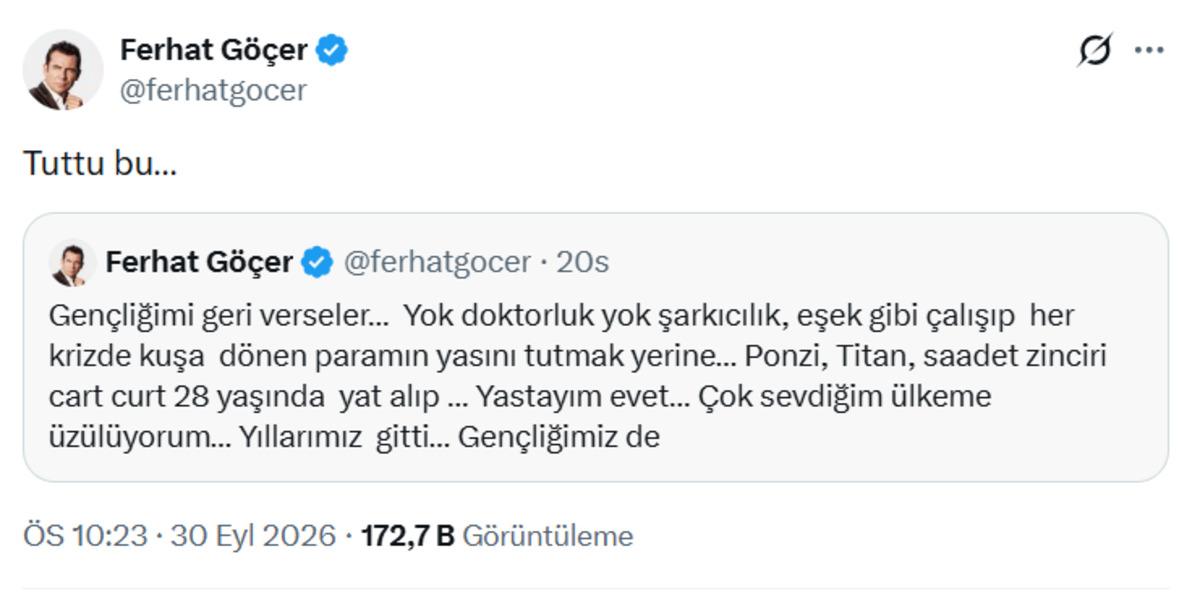 Ferhat Göçer fon gündemine sessiz kalmadı: "Ponzi, Titan, saadet zinciri..." 2