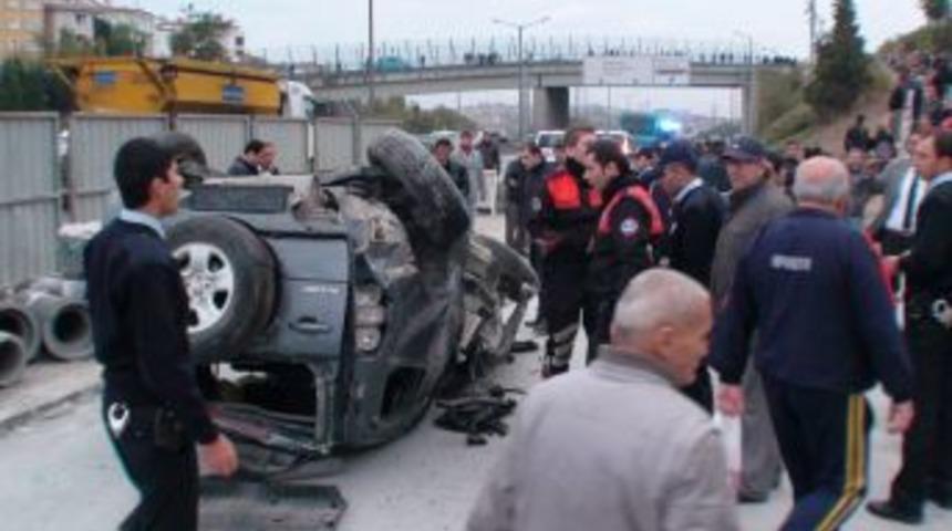 Bağlantı yolundaki kazada can pazarı: 5 yaralı