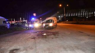 45 günlük evli çiftin yaşadığı kazada kafasından darbe alan koca ağır yaralandı