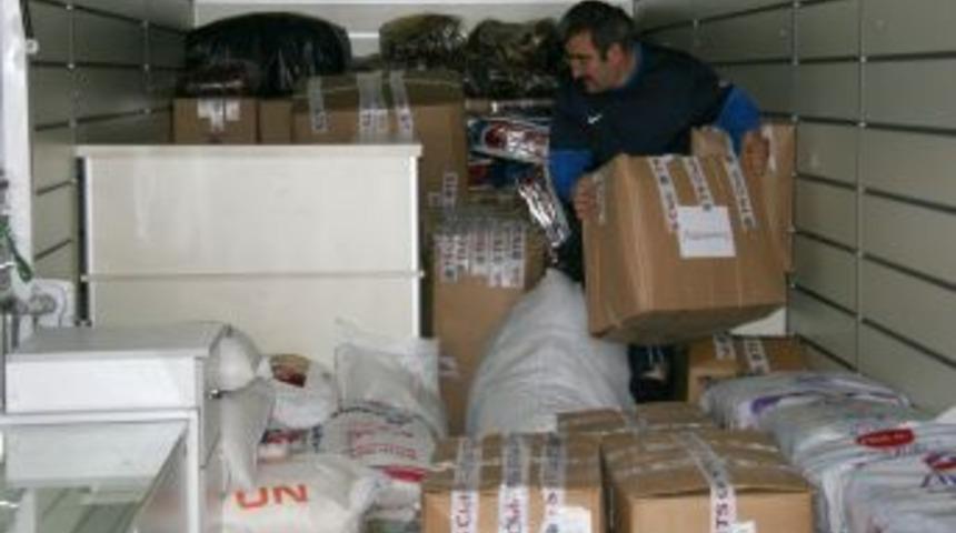 TS Clup TIR&rsquo;ı Van'a yardım g&ouml;t&uuml;r&uuml;yor