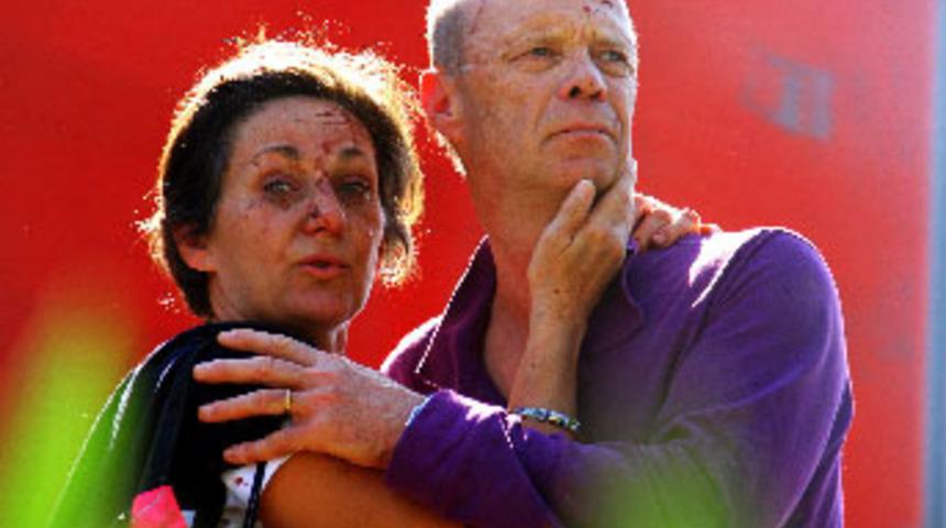 Turistler dehşeti yaşadı