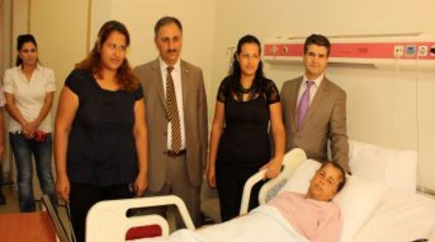 Kalp nakli i&ccedil;in hava limanında u&ccedil;ağı ka&ccedil;ıran kadına pil takıldı