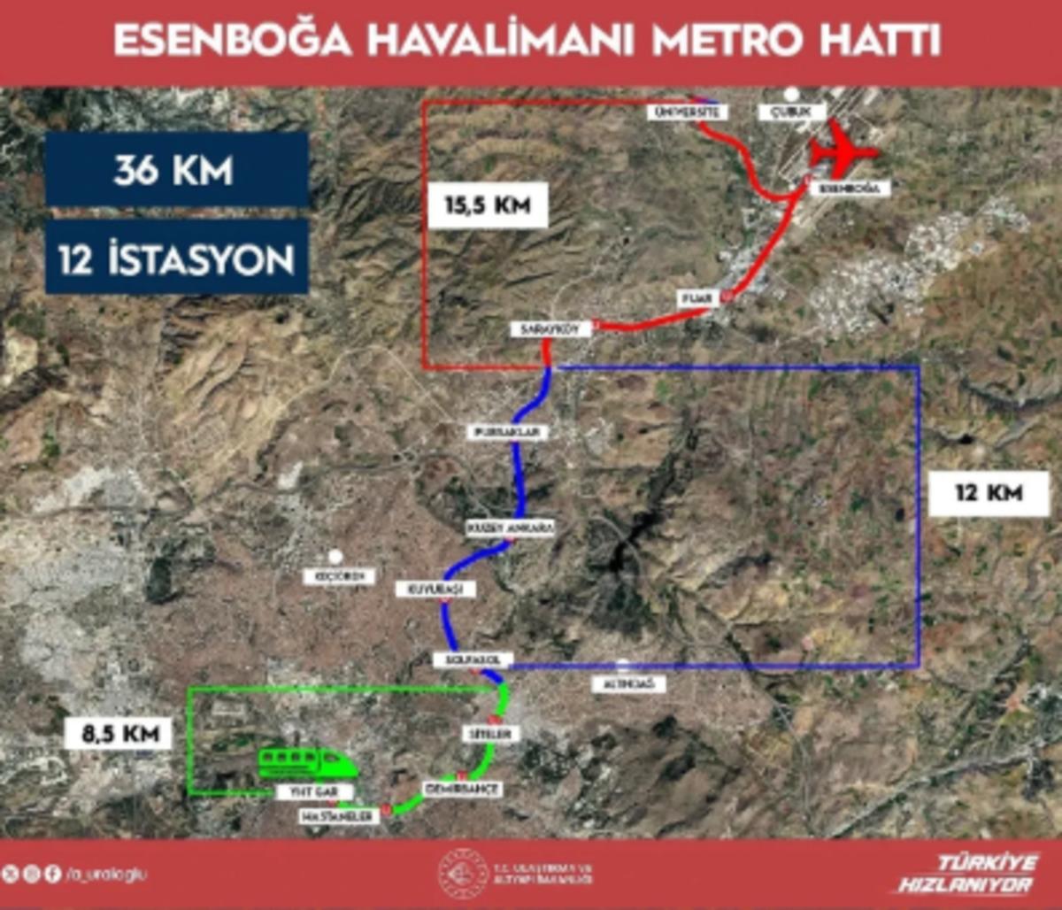 YHT Gar’dan havalimanına kesintisiz ulaşım! 36 kilometrelik hat geliyor 2