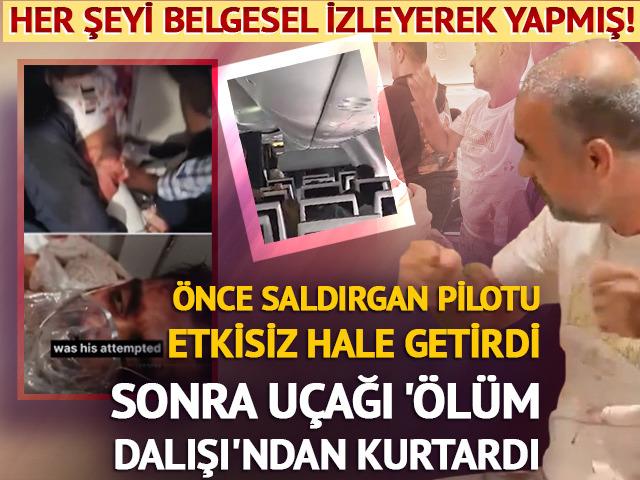 U&ccedil;ağı &ouml;l&uuml;mc&uuml;l dalıştan kurtardı o anları anlattı