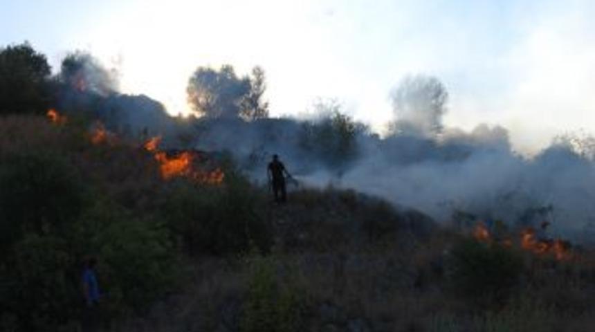 Kozan'da 20 d&ouml;n&uuml;m makilik alan yandı