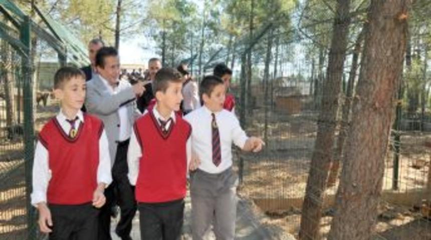 Tuzlalı &ouml;ğrenciler, hayvanları 'doğal yaşam alanlarında' ziyaret etti