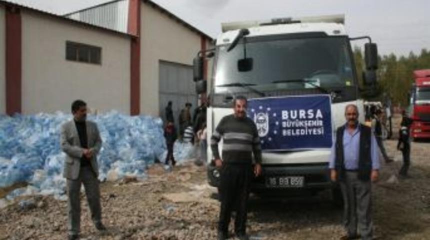 B&uuml;y&uuml;kşehir&rsquo;in yardımı Van&rsquo;a ulaştı