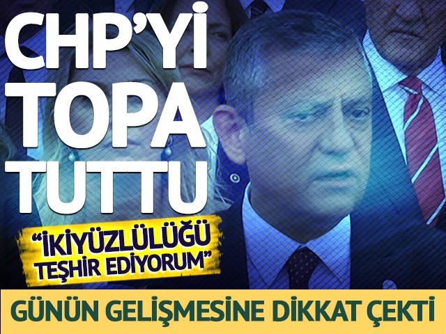 CHP'yi topa tuttu