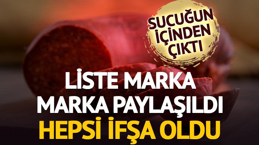 Bakanlık listeyi paylaştı, tek tek ifşa oldu: İşte sucuktan &ccedil;ıkanlar