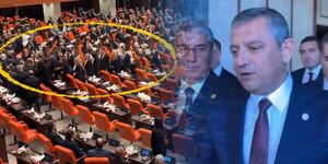 Meclis'te dikkat çeken protesto