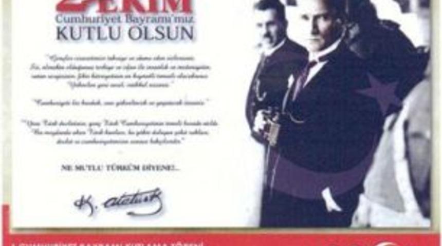 Cumhuriyetimizin 88. yıl d&ouml;n&uuml;m&uuml; kutlu olsun