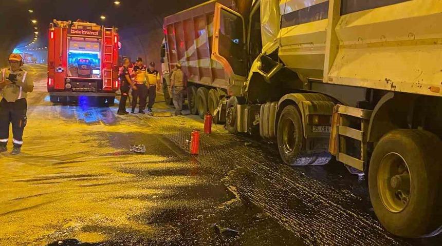 T&uuml;nel i&ccedil;inde &ccedil;arpıştılar: 1 yaralı