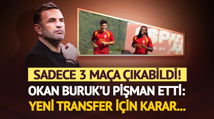 Sadece 3 ma&ccedil; oynayabildi! Yeni transfere kesik: Okan Buruk pişman oldu