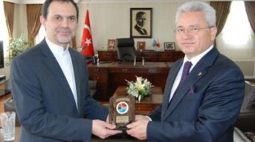 İran Başkonsolosu, Vali Tekmen'i ziyaret etti