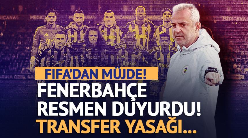 FIFA'dan Fenerbah&ccedil;e'ye m&uuml;jde! Resmi a&ccedil;ıklama geldi: Transfer yasağı kaldırıldı