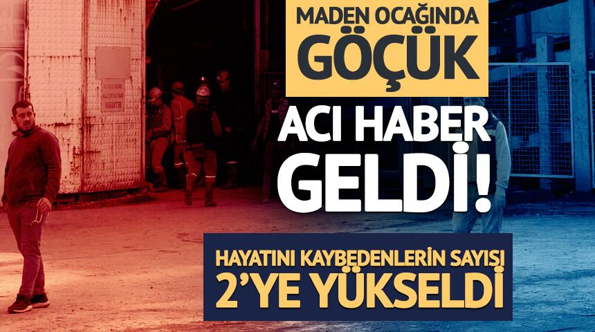 Soma'da maden ocağında g&ouml;&ccedil;&uuml;k! 7 iş&ccedil;iden 2'si hayatını kaybetti