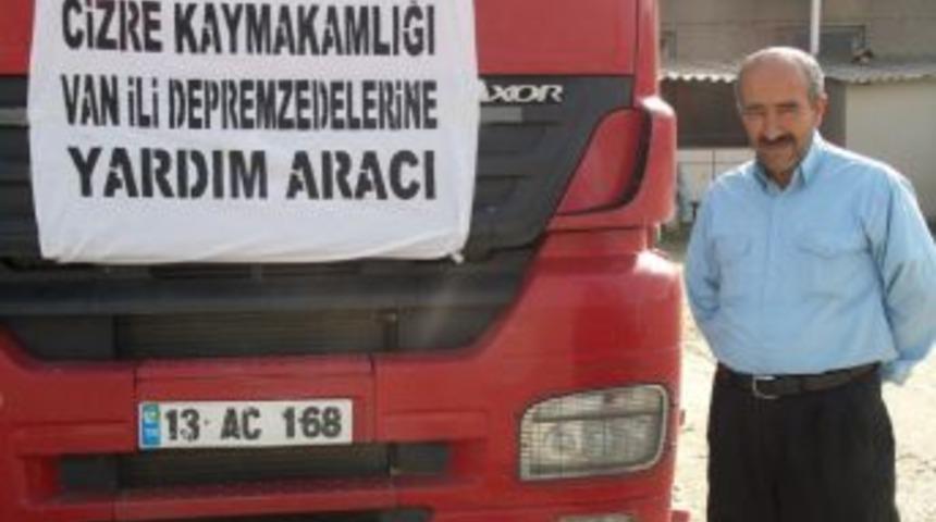 Cizre Kaymakamlığı, topladığı yardımları Van&rsquo;a g&ouml;ndermeye başladı