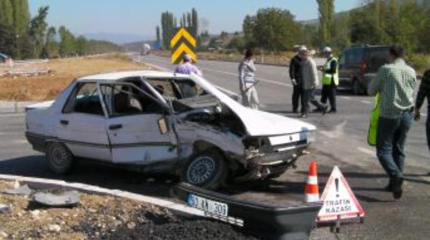 Erbaa'da trafik kazası: 4 yaralı