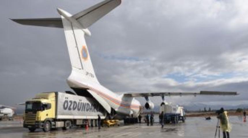 Uluslararası yardımlar Erzurum’dan Van’a gönderiliyor