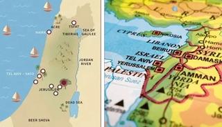 Reklam adı altında 'İsrail' propagandası! ABD merkezli gazetede tepki &ccedil;eken harita