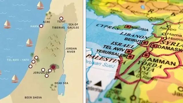 Reklam adı altında 'İsrail' propagandası! ABD merkezli gazetede tepki çeken harita