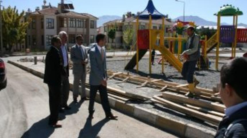 Erzincan Belediyesi park &ccedil;alışmalarını hızlandırdı