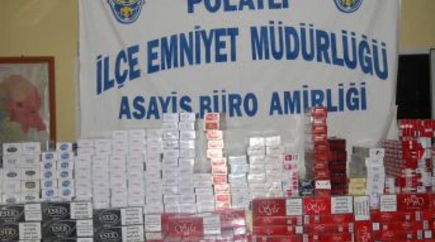 Polatlı&rsquo;da ka&ccedil;ak sigara operasyonu