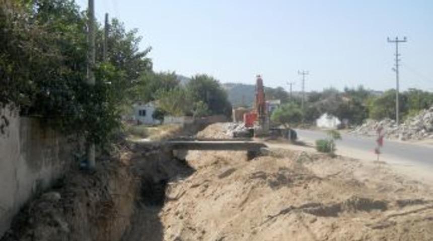 S&ouml;ke'deki Sarp Deresi ıslah ediliyor