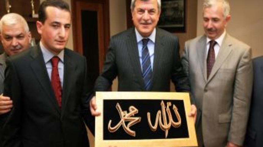 Din g&ouml;revlilerinden Başkan&rsquo;a ziyaret