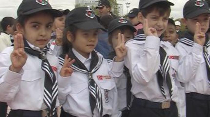 Taksim'de Cumhuriyet kutlaması