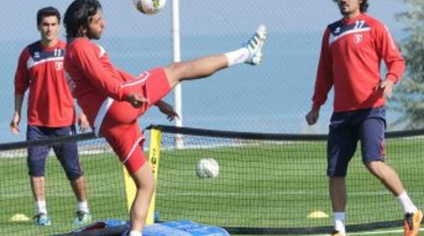 Samsunspor, idmanda ayak tenisi &ccedil;alıştı