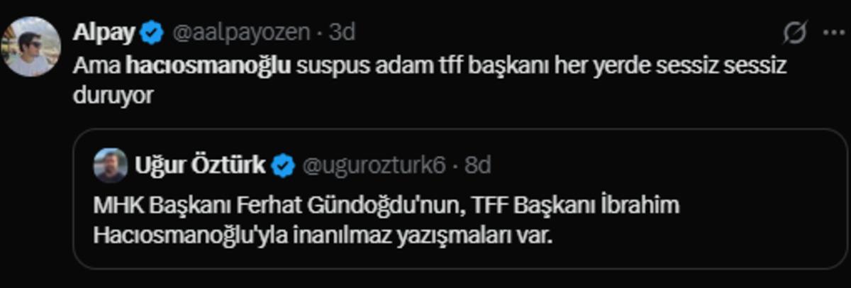 İfşalar sonrası TFF sessizliğe gömüldü! İbrahim Hacıosmanoğlu nun karıştığı skandallar yeniden gündem oldu 3
