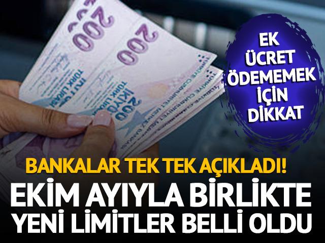 Bankalar tek tek a&ccedil;ıkladı! ATM'den para &ccedil;ekme limitleri belli oldu