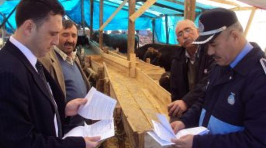 Kurban satış yerleri denetlendi