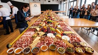 Dünyanın en büyük şarküteri tabağı Guinness'e girdi: Tam 500 kilo! 