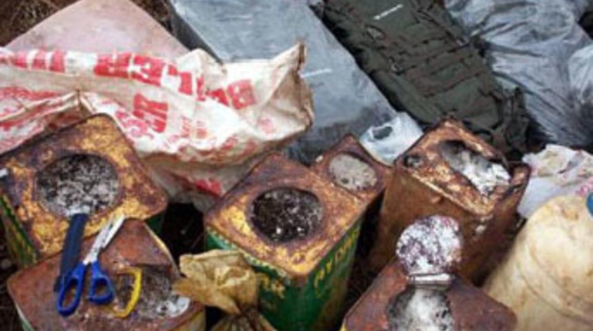 PKK'nın patlayıcı madde depoları bulundu