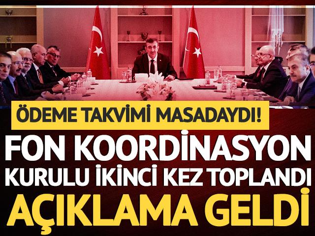 Fon Kurulu&rsquo;nun 2. toplantısı sona erdi: &Ouml;deme takvimi değerlendirildi