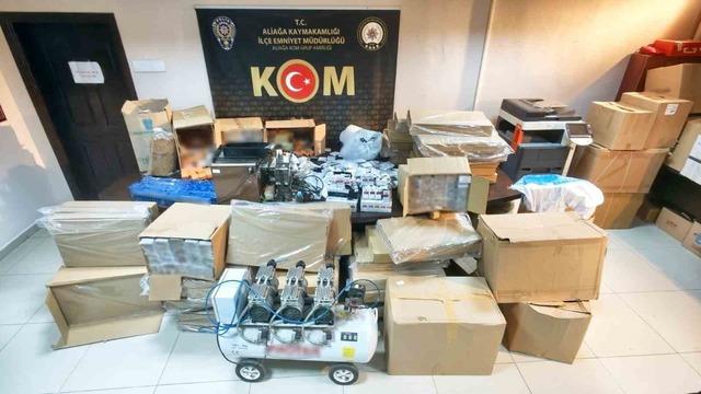 İzmir’de 5 milyon liralık dev kaçakçılık operasyonu: 15 şüpheliye adli işlem