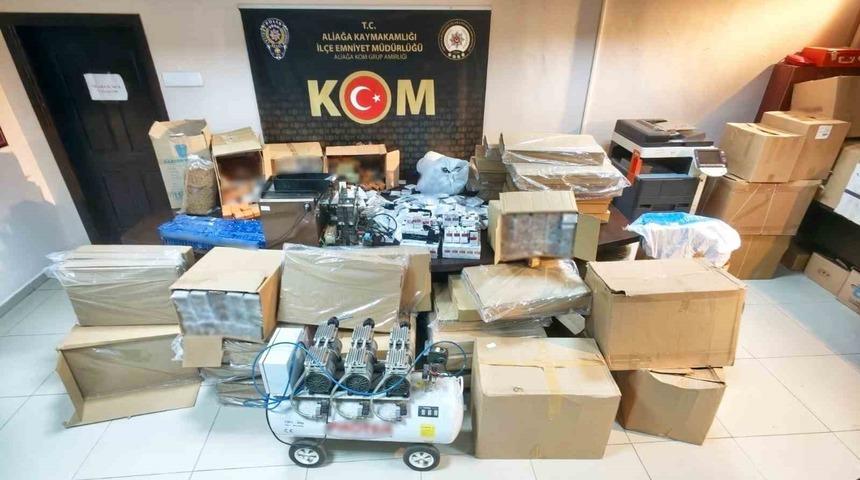 İzmir&rsquo;de 5 milyon liralık dev ka&ccedil;ak&ccedil;ılık operasyonu: 15 ş&uuml;pheliye adli işlem