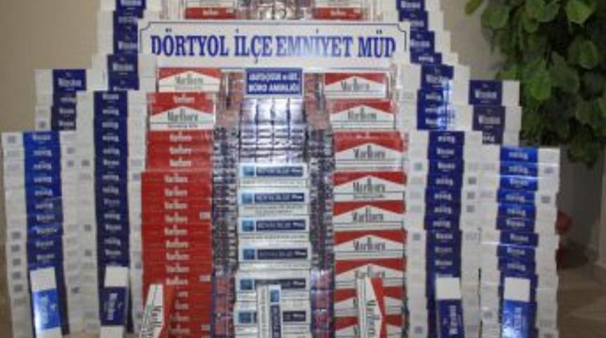 D&ouml;rtyol&rsquo;da ka&ccedil;ak sigara operasyonu