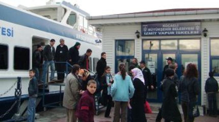 Kocaeli'de deniz ulaşımında kış tarifesine ge&ccedil;iliyor