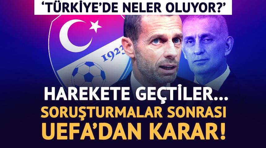 MHK soruşturması sonrası UEFA'dan T&uuml;rkiye kararı! Harekete ge&ccedil;tiler...