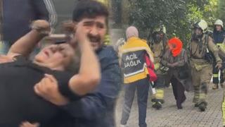 Kadıköy'de 8 katlı binada yangın! 14 kişi kurtarıldı