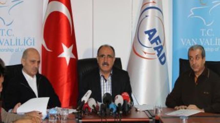 Bakanlar Van'daki son durumu değerlendirdi