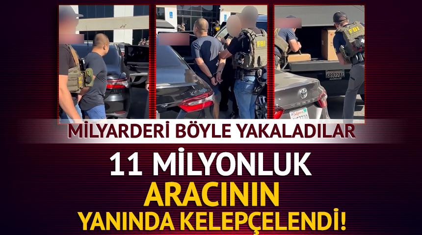 Milyarderi 11 milyonluk aracının yanında kelep&ccedil;elediler!