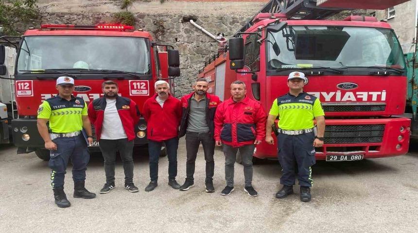 G&uuml;m&uuml;şhane'de trafik g&uuml;venliği i&ccedil;in eğitim verildi