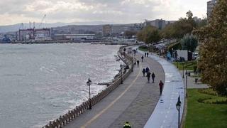 Tekirdağ’da şiddetli poyraz etkili oluyor