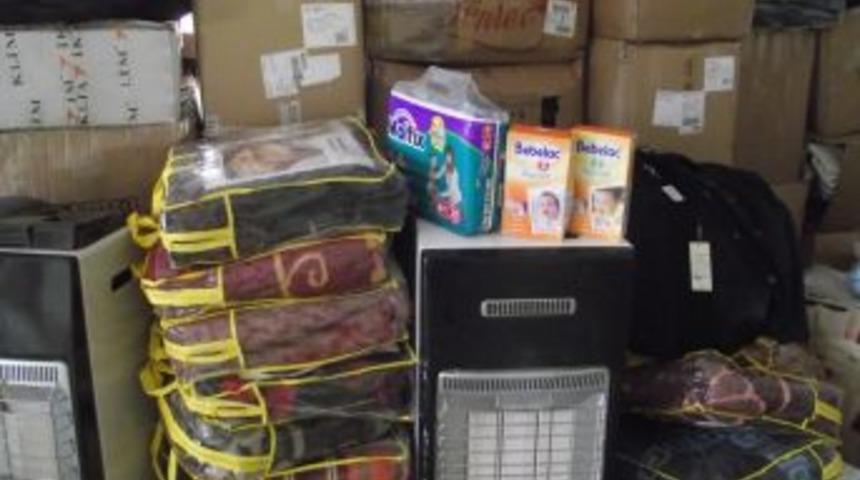 Bayburt'ta Van'a yardım kampanyası