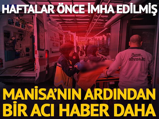 Manisa'nın ardından bir acı haber daha