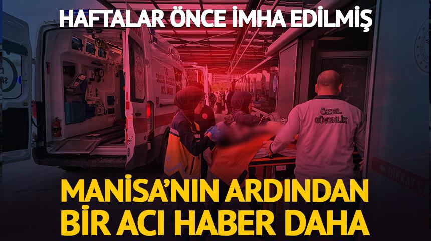 Manisa'nın ardından bir acı haber daha